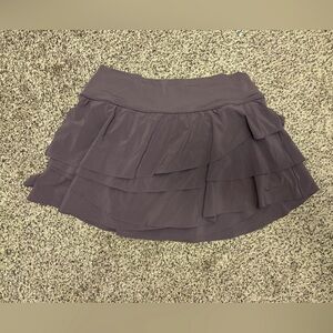 Aerie Offline White Beige Workout Yoga Athletic Skort Skirt Size XL Tiered